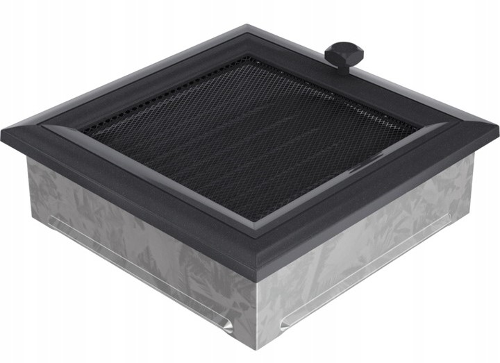 KRATKA KOMINKOWA WENTYLACYJNA CZARNA 22x30