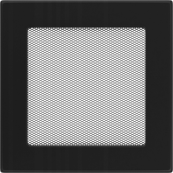KRATKA WENTYLACYJNA KOMINKOWA 17X17 CZARNA