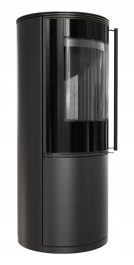 Piec stalowy SVEN fi 150 7 kW czarne wyłożenie