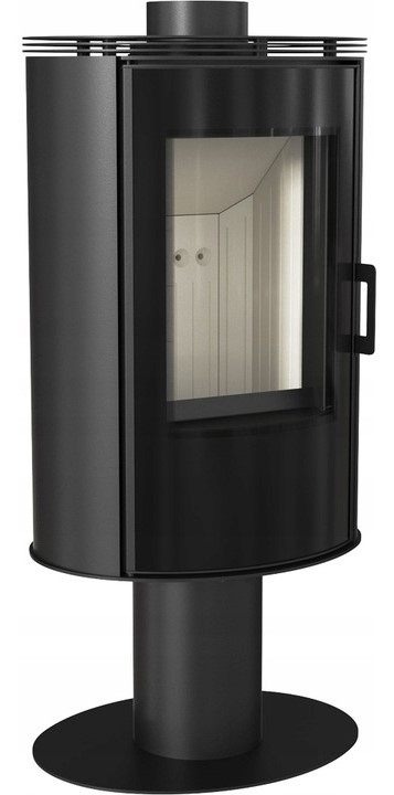 PIEC STALOWY KOZA NA NODZE OBROTOWY AB GLASS NOGA