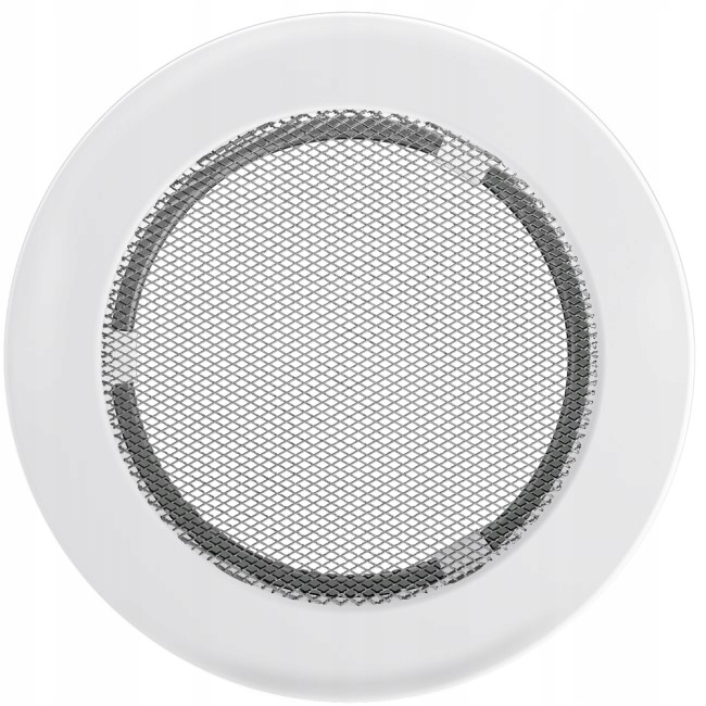 KRATKA WENTYLACYJNA KOMINKOWA OKRĄGŁA Ø 150 BIAŁA