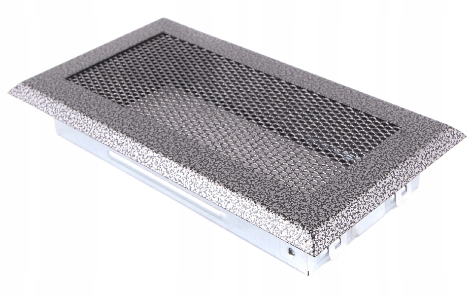 Kratka kominkowa wentylacyjna 10x20cm stare srebro