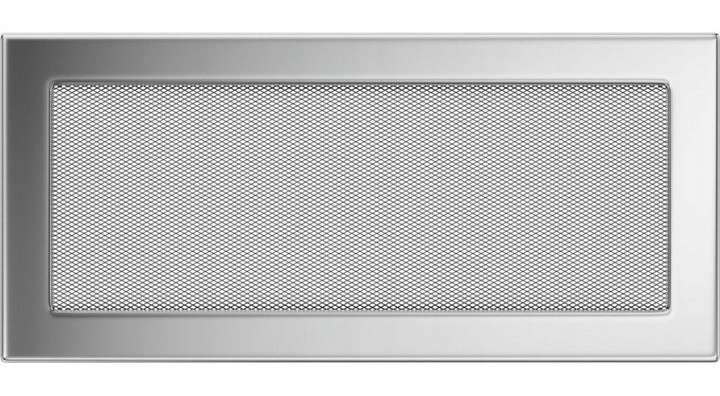 KRATKA KOMINKOWA WENTYLACYJNA NIKLOWANA 17x37