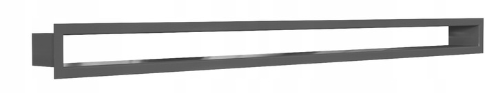 KRATKA KOMINKOWA TUNEL GRAFITOWA 6x100