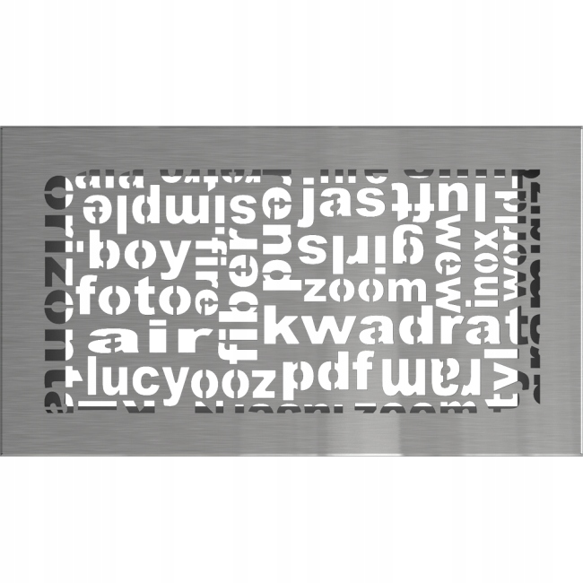 Kratka ABC szlifowana 17x30