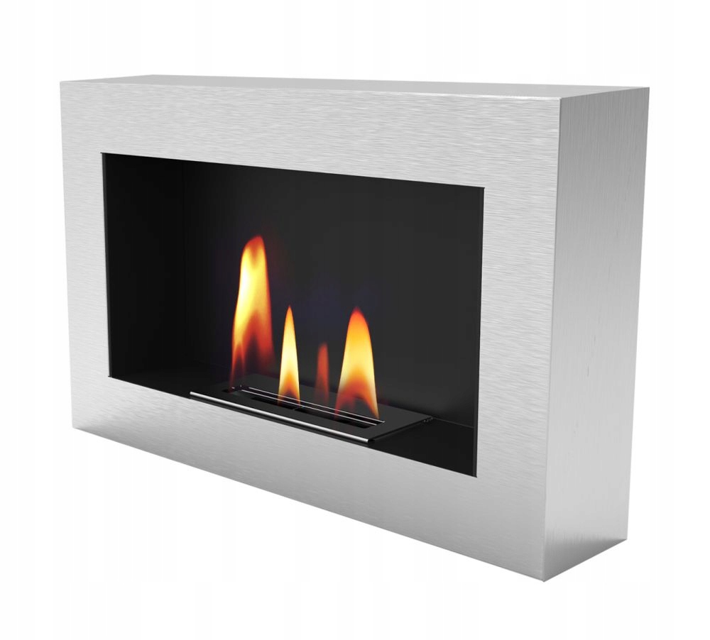 Biokominek portalowy UNIFLAM 70 x 40 cm BOX INOX