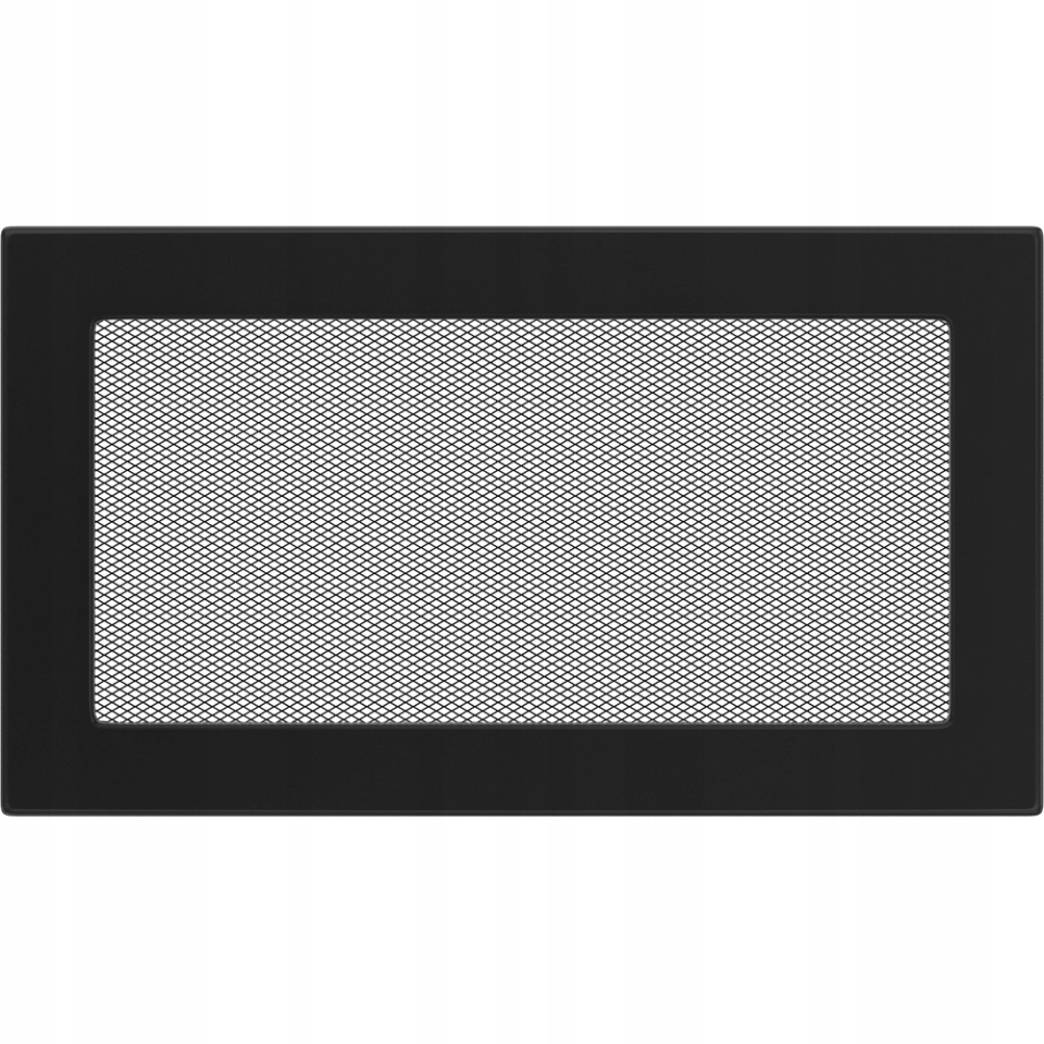 Kratka wentylacyjna kominkowa 17x30 czarna