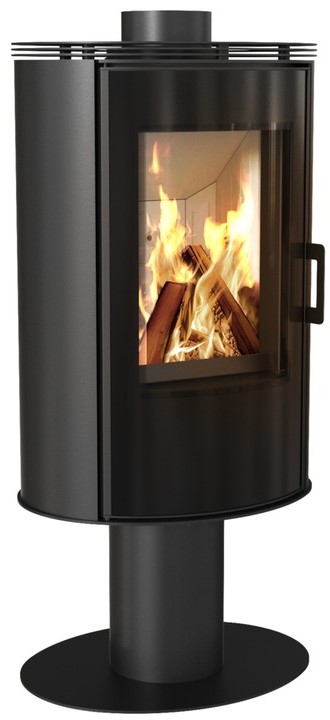 Piec stalowy koza na nodze AB S/N/DR/GLASS Ø 150 8 kW