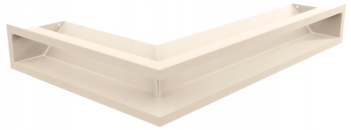 Kratka komink. LUFT narożny prawy KREMOWY 40x60x9