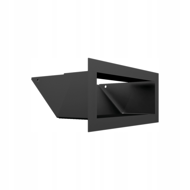 KRATKA LUFT 90x200mm KOMINKOWA CZARNA WENTYLACYJNA