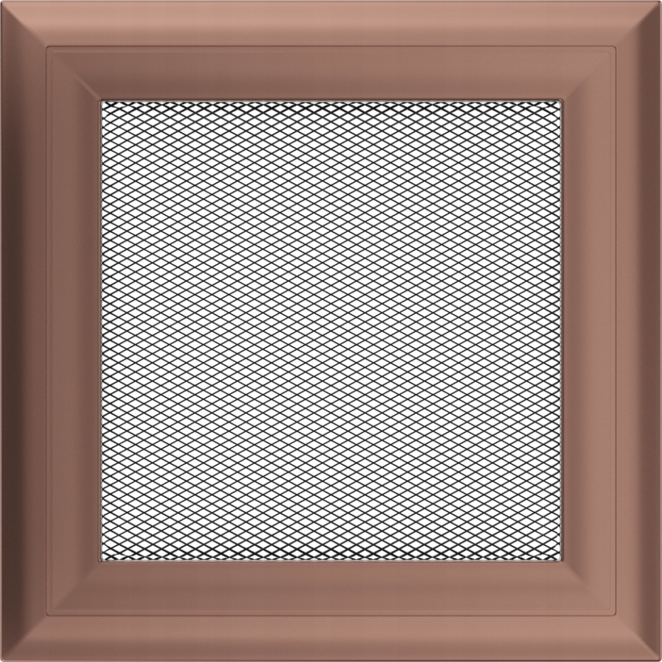 KRATKA KOMINKOWA WENTYLACYJNA 17x17 MIEDZIANA