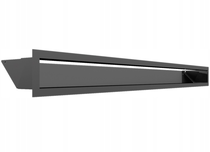 KRATKA KOMINKOWA LUFT GRAFIT 9x100 - WENTYLACYJNA