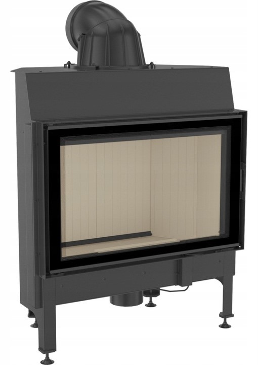 Kominek powietrzny stalowy KRATKI NADIA 12 kW Ø 200