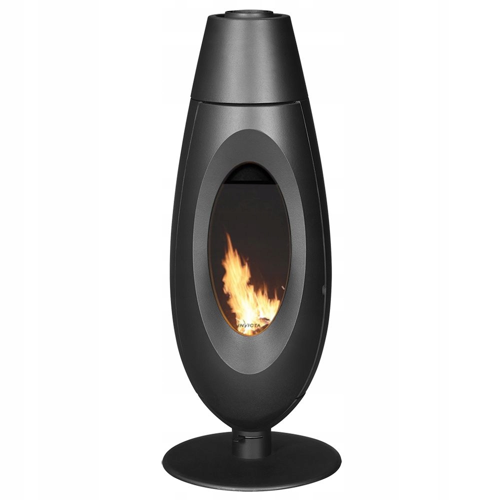 Piec żeliwny wolnostojący INVICTA OVATIO wylot fi 130, moc 5kw EKOPROJEKT