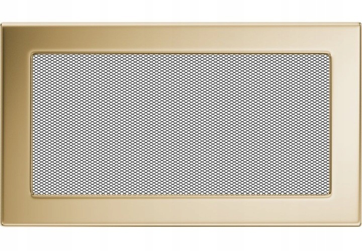 KRATKA WENTYLACYJNA KOMINKOWA POZŁACANA 17x30