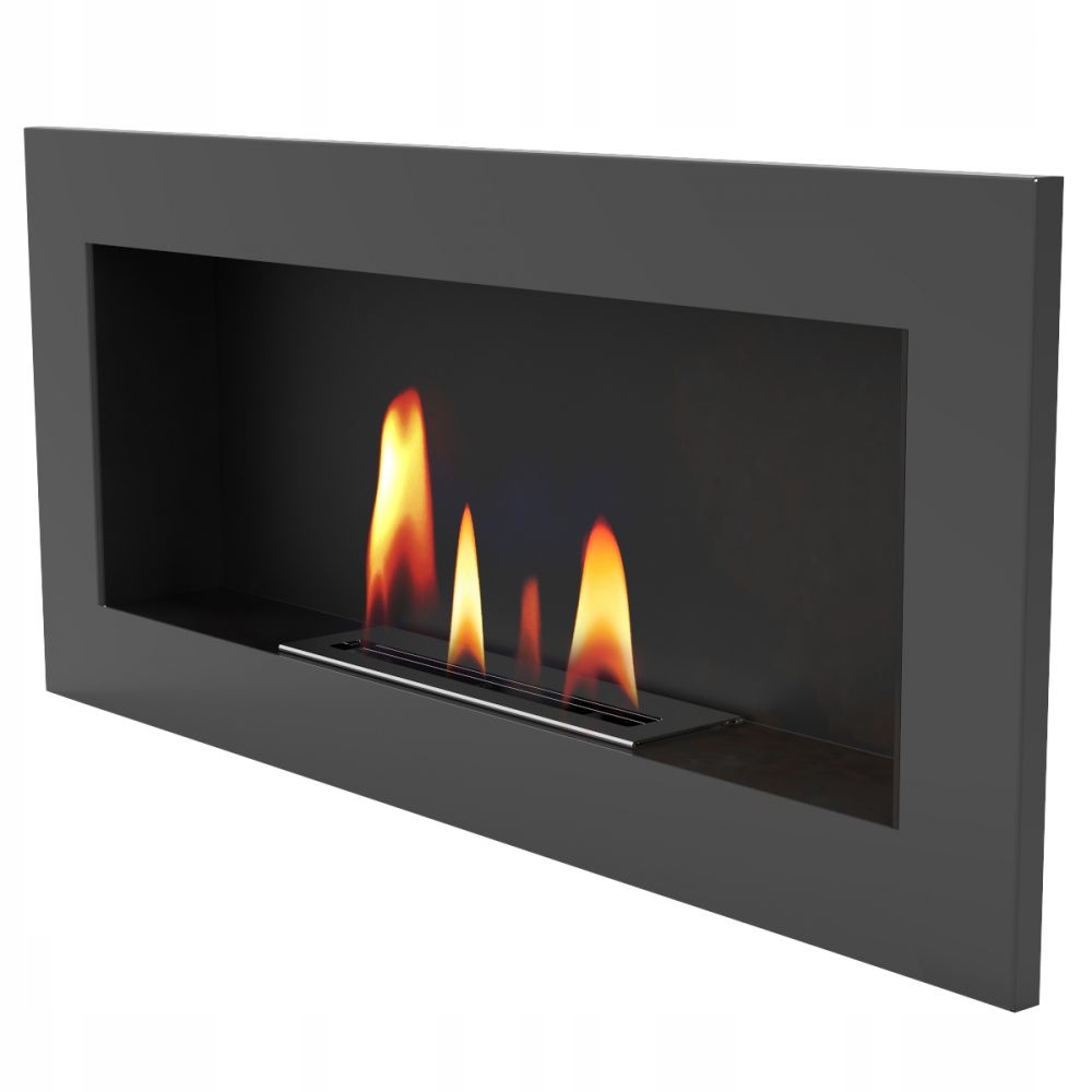 Biokominek portalowy UNIFLAM 90 x 40 cm GRAFITOWY