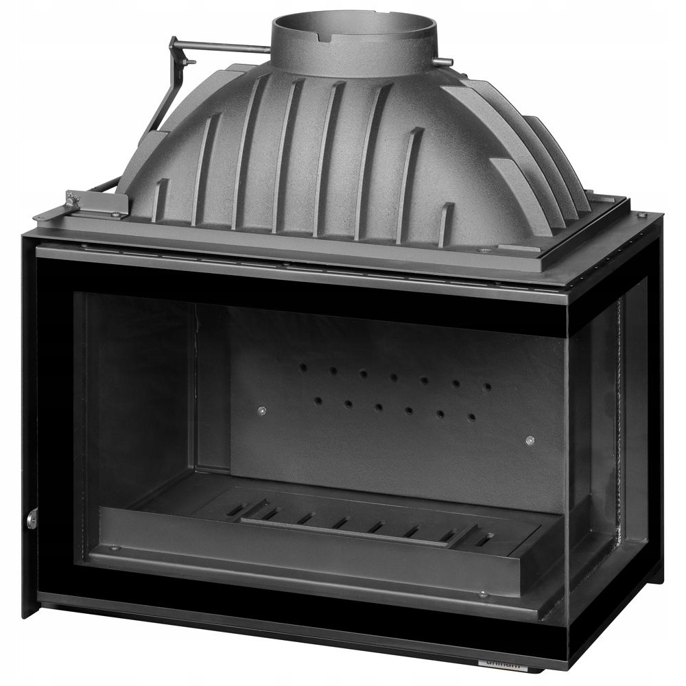 Kominek żeliwny UNIFLAM 700 PLUS ECO 9 kW narożny prawy + SZYBER + DOLOT