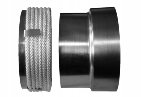 Przejście z systemu rur komina fi 180 na fi 180