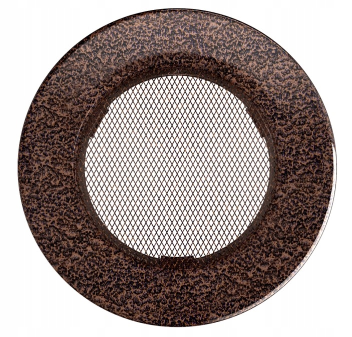 KRATKA WENTYLACYJNA KOMINKOWA Ø 100 MIEDZIANA