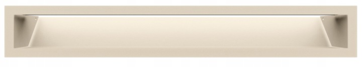 KRATKA LUFT DO KOMINKA KREMOWY 9x60