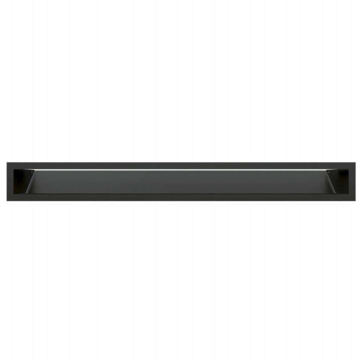 KRATKA KOMINKOWA KRATKI LUFT 90x800 czarna wentylacyjna 9x80 cm