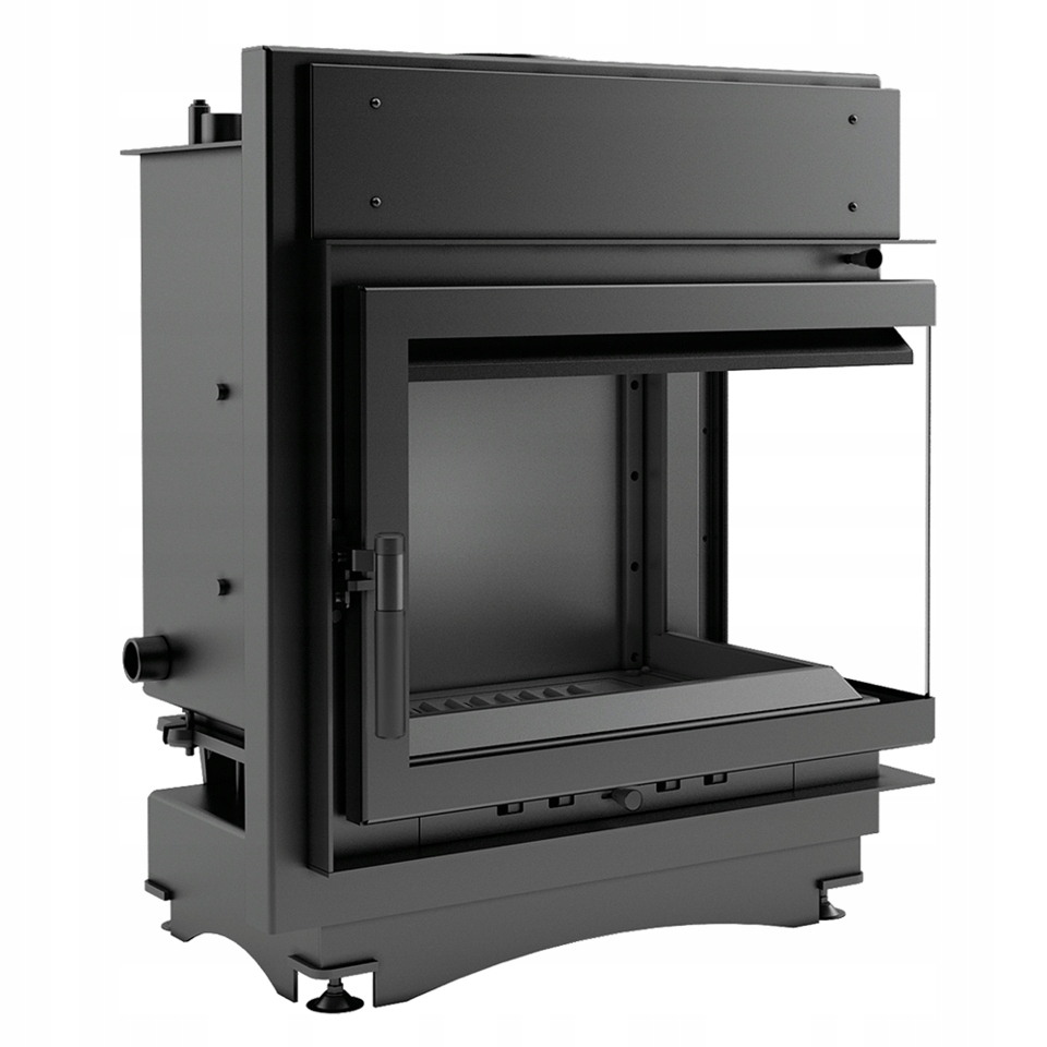 Kominek z płaszczem wodnym MAJA Prawy 8 kW fi 180