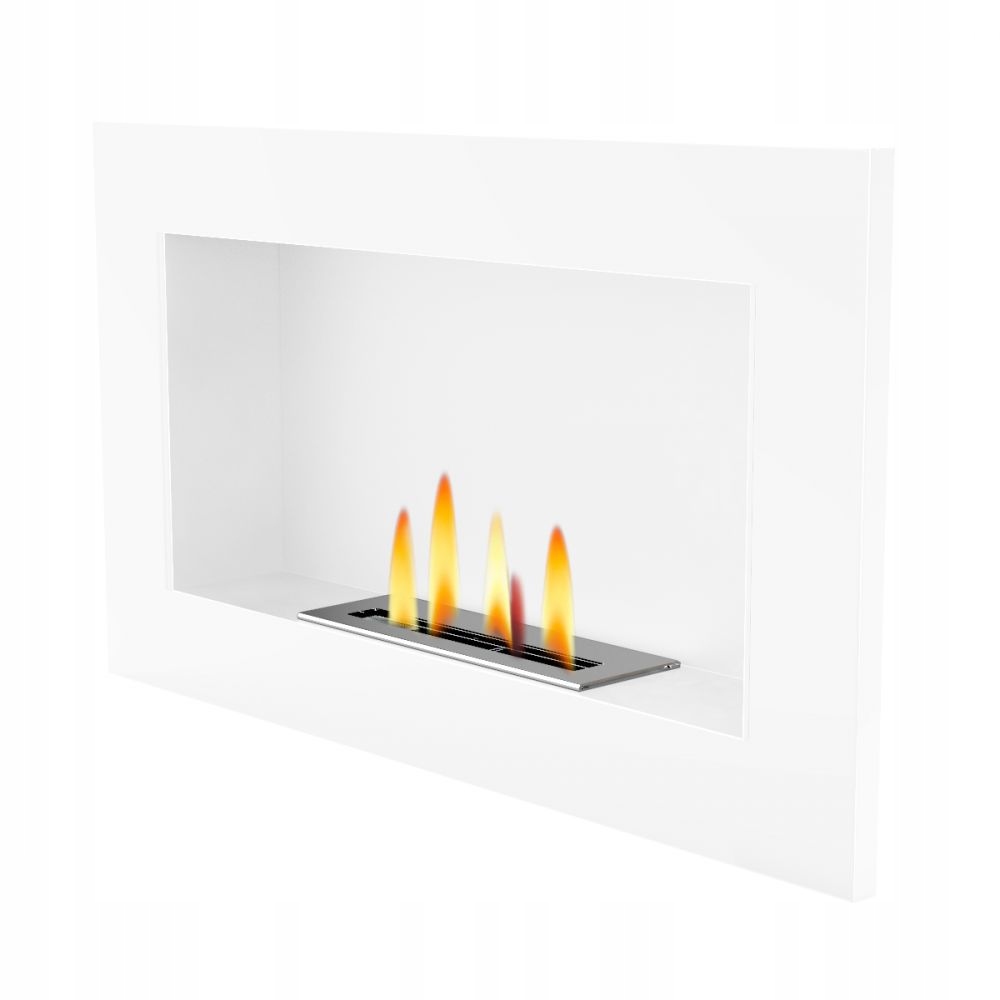 Biokominek portalowy UNIFLAM 70 x 40 cm BIAŁY MAT