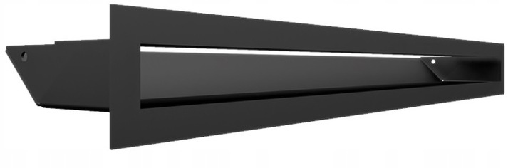 KRATKA KOMINKOWA LUFT 60x600 wentylacyjna czarna 6x60 cm