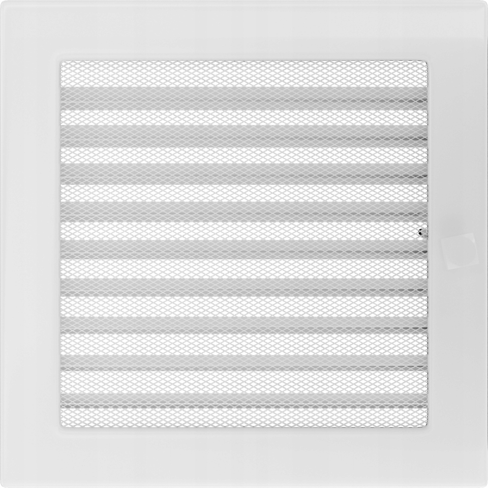 KRATKA BIAŁA Z ŻALUZJĄ 22x22