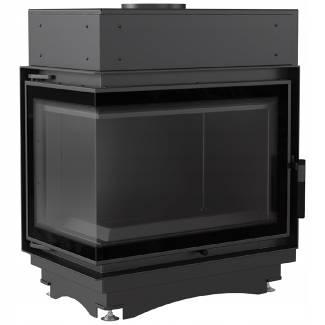 Kominek z płaszczem wodnym MAJA DECO lewy 8 kW Ø 180