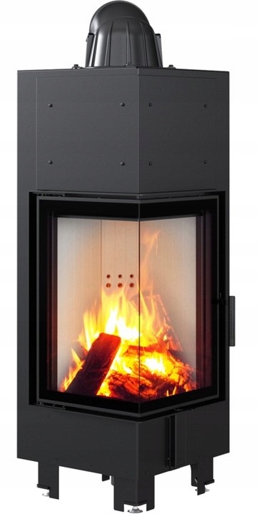 WKŁAD KOMINKOWY KOMINEK NAROŻNY MBN 10 kW LEWY BS