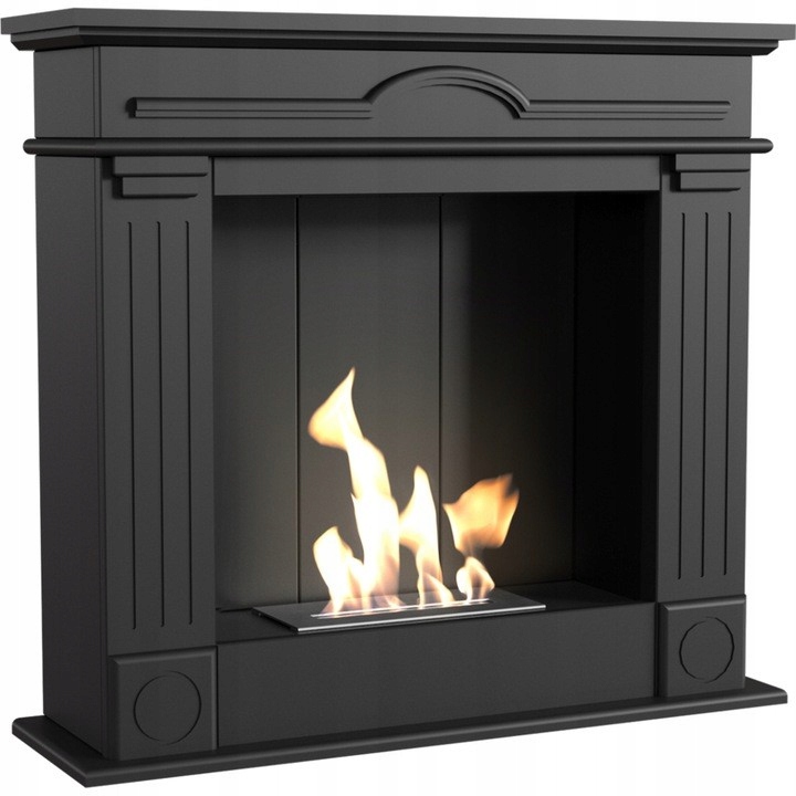 BIOKOMINEK STOJĄCY PORTALOWY DECEMBER P CZARNY