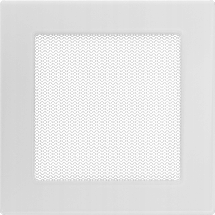 KRATKA WENTYLACYJNA KOMINKOWA 17X17 biała