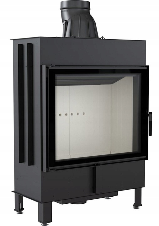 Kominek powietrzny stalowy LUCY 15 kW fi 200 KRATKI