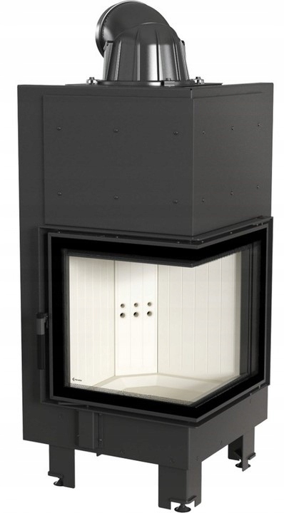 WKŁAD KOMINKOWY KOMINEK MBN 8 kW PRAWY NAROŻNY EKO