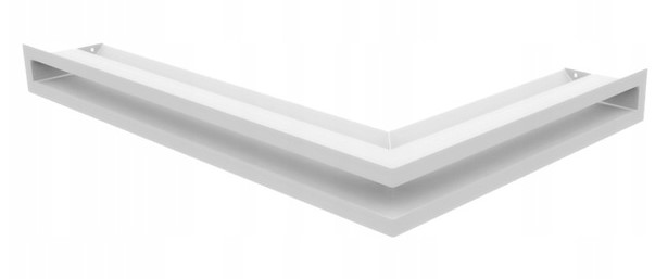 LUFT do Kominka Narożny Kratka Lewa BIAŁY 60x40x6