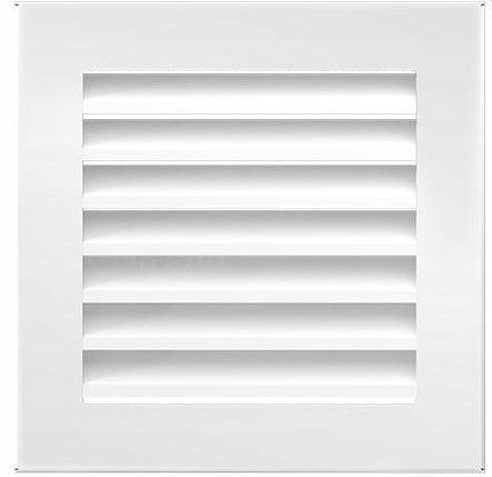 Kratka kominkowa Kratki 17B/FRESH 17 x 17 cm biała