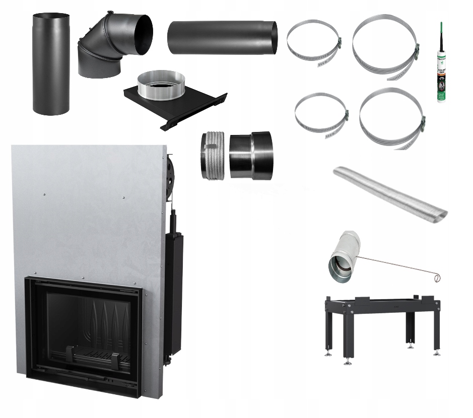 KOMINEK MAJA 8 GILOTYNA+ zestaw komin fi200 +dolot