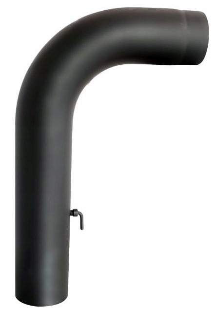 Kolano gięte wysokie z szybrem fi120 szyber DARCO