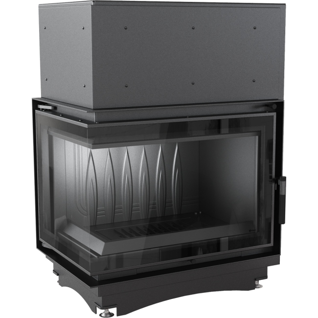 Wkład kominkowy ZUZIA DECO BS Kominek powietrzny żeliwny 15 kW Ø 200