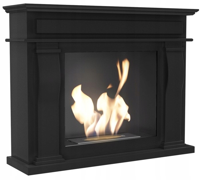 BIOKOMINEK WOLNOSTOJĄCY PORTALOWY OCTOBER CZARNY