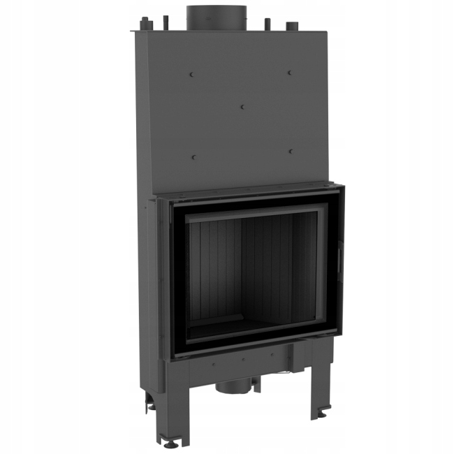 Wkład kominkowy z płaszczem wodnym NADIA 10 BLACK CZARNY TERMOTEC