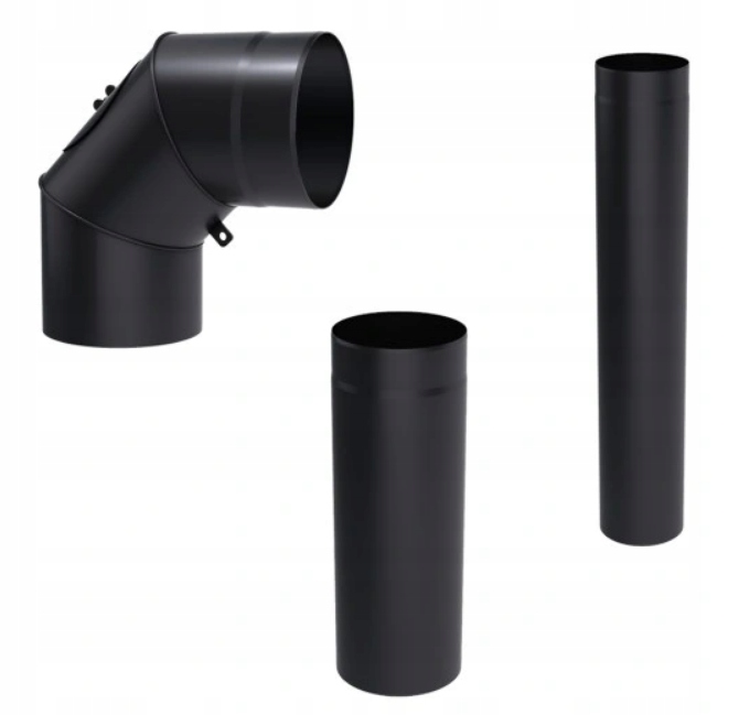 ZESTAW RUR PRZYŁĄCZENIOWYCH DO KOMINKA, PIECA fi 160