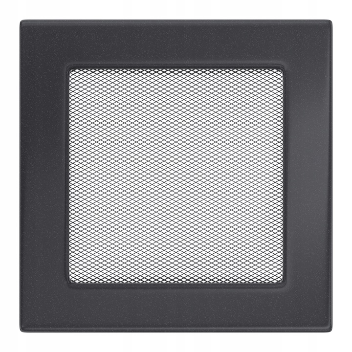 KRATKA WENTYLACYJNA KOMINKOWA 17X17 grafitowa