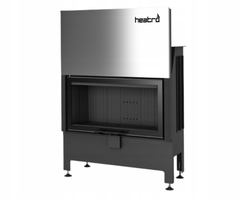 Kominek powietrzny gilotyna Heatro 81H Black