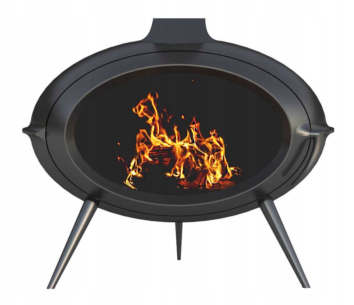 Koza piec wolnostojący żeliwny INVICTA BRIO 7 kW fi 150 KOZA