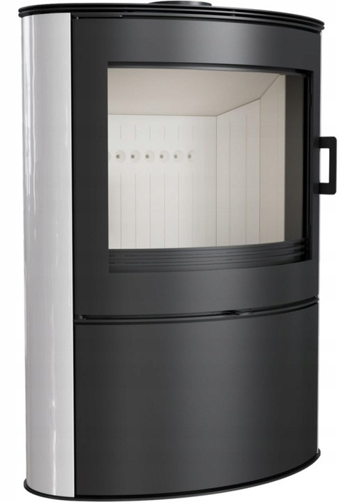 PIEC WOLNOSTOJĄCY KAFLOWY KOZA AB 2 KAFEL BIAŁY