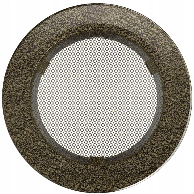 KRATKA WENTYLACYJNA OKRĄGŁA Ø 150 CZARNO-ZŁOTA