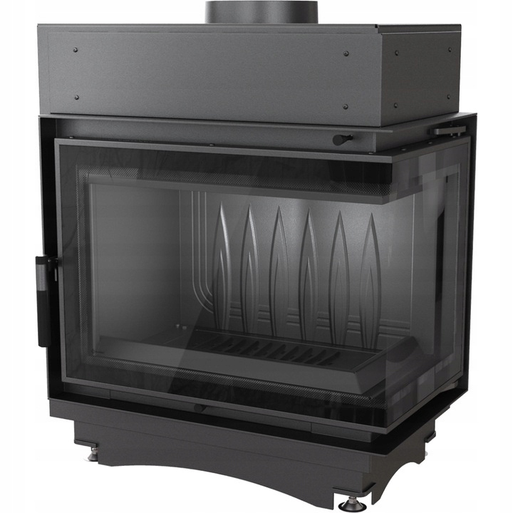 Kominek powietrzny żeliwny KRATKI MAJA DECO prawy BS 8 kW Ø 200