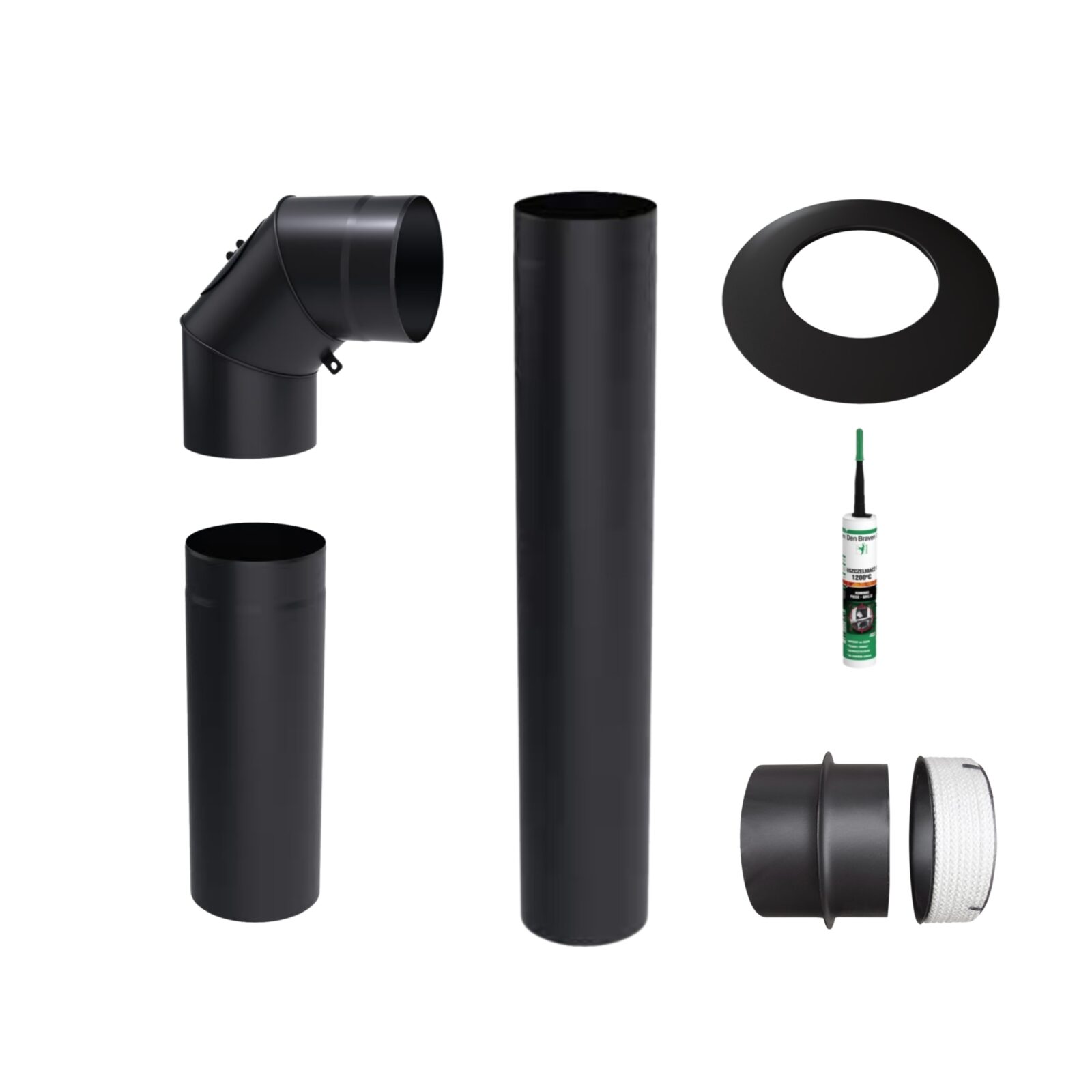 Zestaw przyłączeniowy rur 130 do komina systemowego ceramicznego fi 180